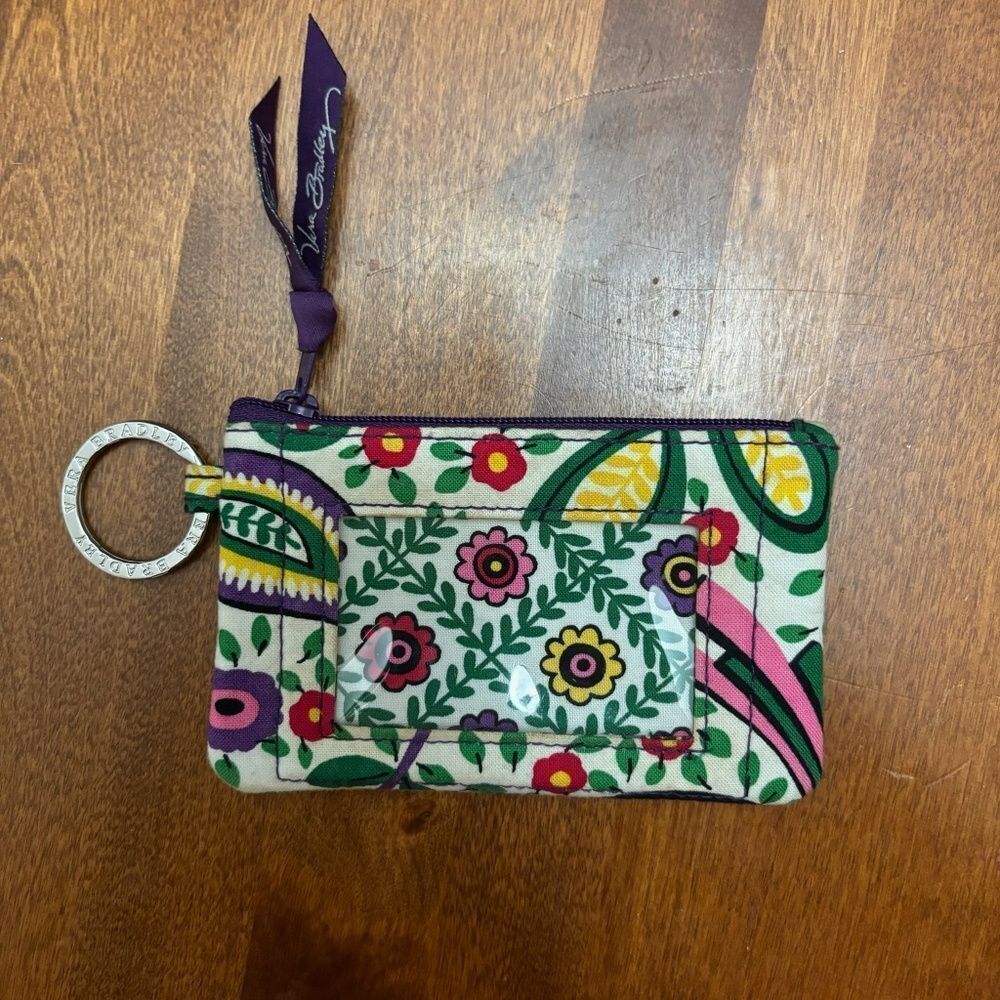 Vera Bradley- Floral Key Chain Wallet